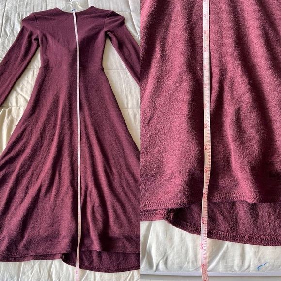 Wilfred Free Knit Dress XXS Dark Purple - Picture 12 of 13